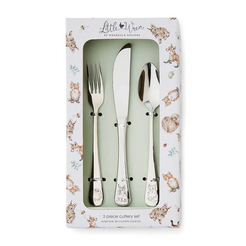 Wrendale 3 Piece Cutlery Set