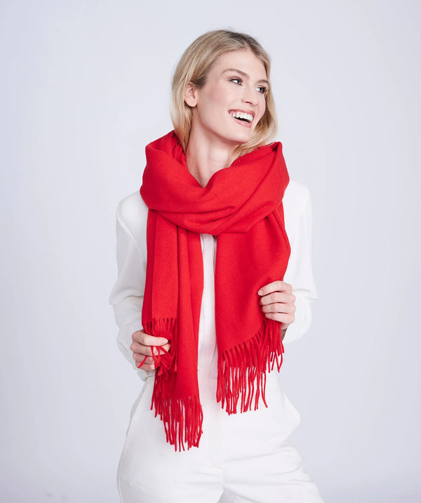 Willow Scarf - Red