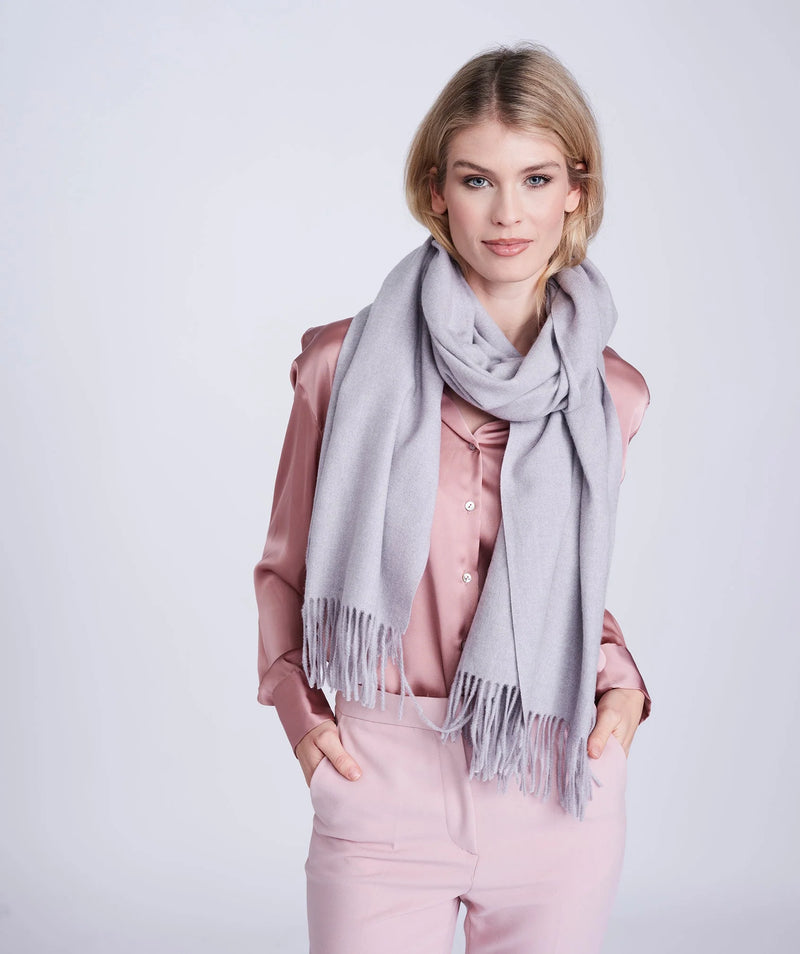 Willow Scarf - Silver Grey