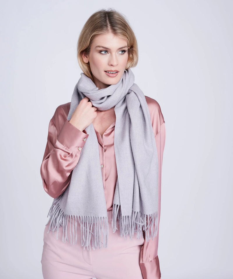 Willow Scarf - Silver Grey