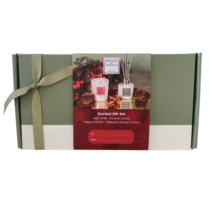 Christmas Gift Set - Diffuser & Regular Candle