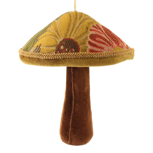 17cm Brocade Hanging Mushroom