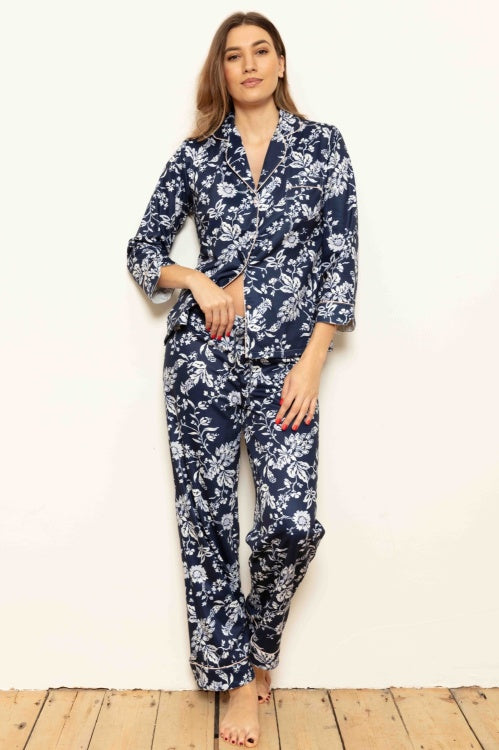 Cotton Long Sleeve Pyjama - Midnight