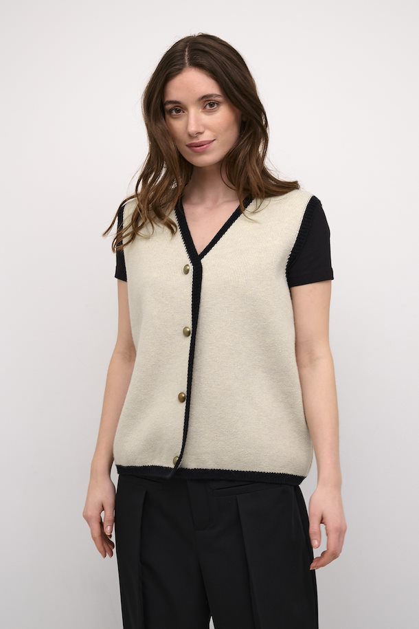 Tiffi Sleeveless Jumper - Ancient Scroll