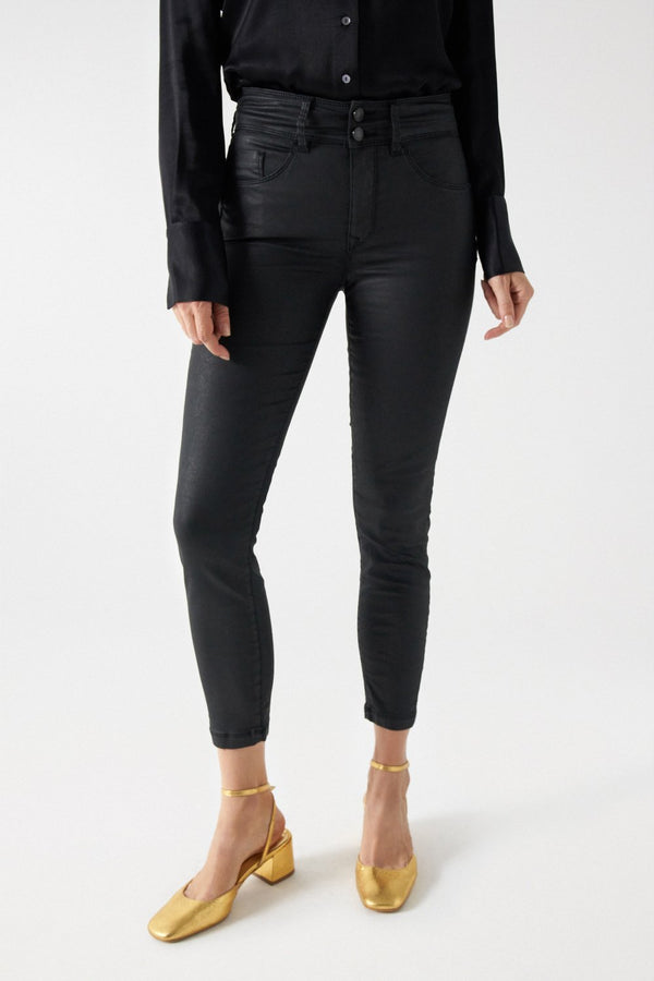 Secret Coated Capri - Black