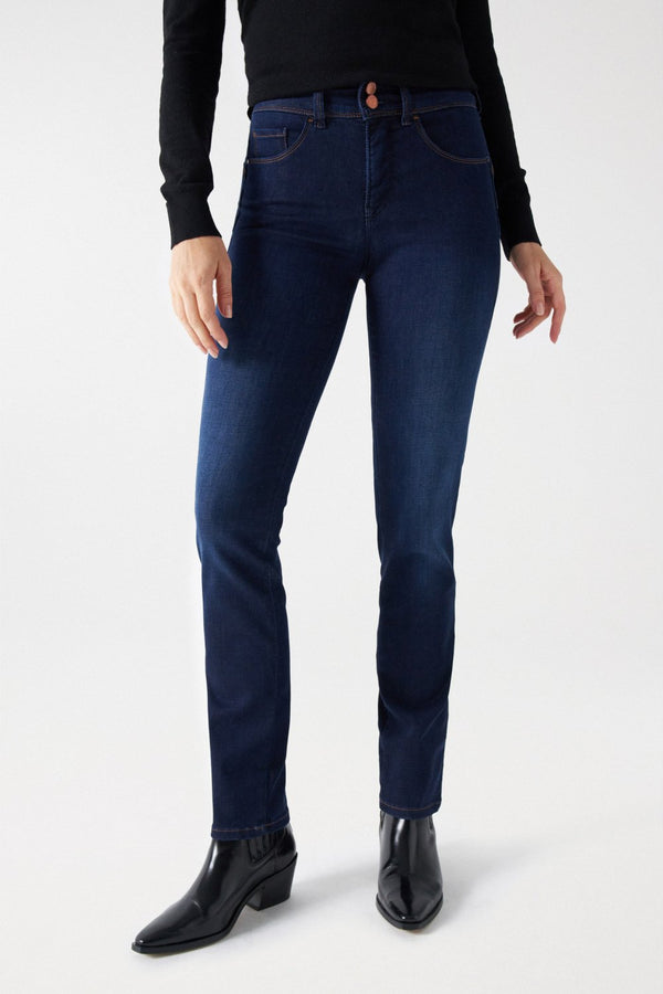 Push In Slim Jean - Blue