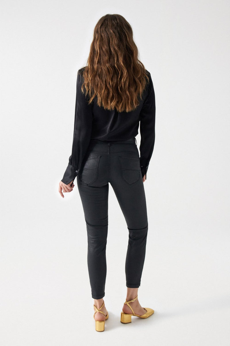 Secret Coated Capri - Black