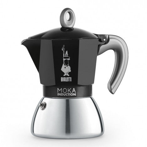 Moka Induction Pot 6 Cup - Black