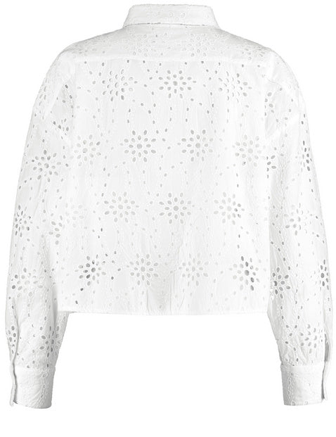 Destination Vacation Blouse - White/white