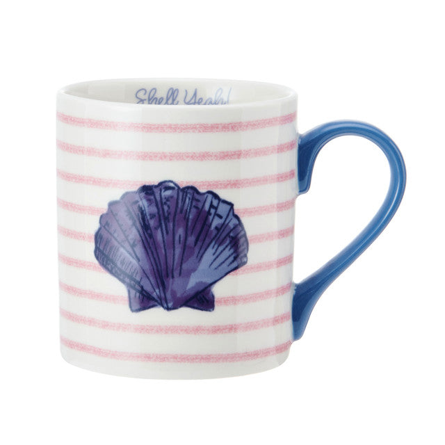 Shell Straight-Sided Porcelain Mug 280ml