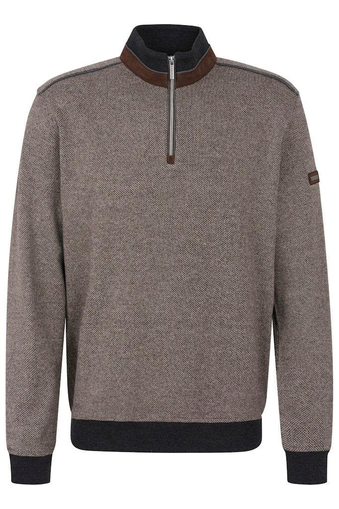 Troyer Sweatshirt - Brown