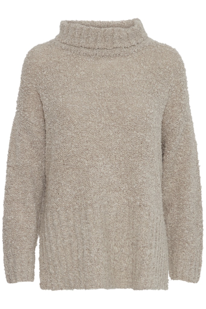 Nelly Roll Neck Jumper - String