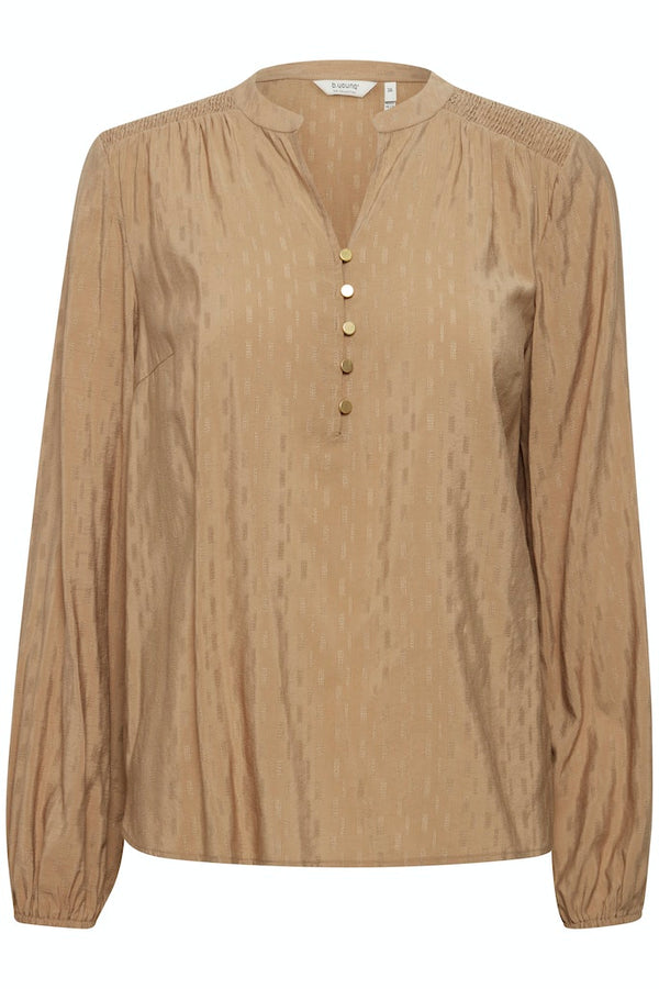 Ilaba Long Sleeve Blouse - Tiger&amp;apos;s Eye