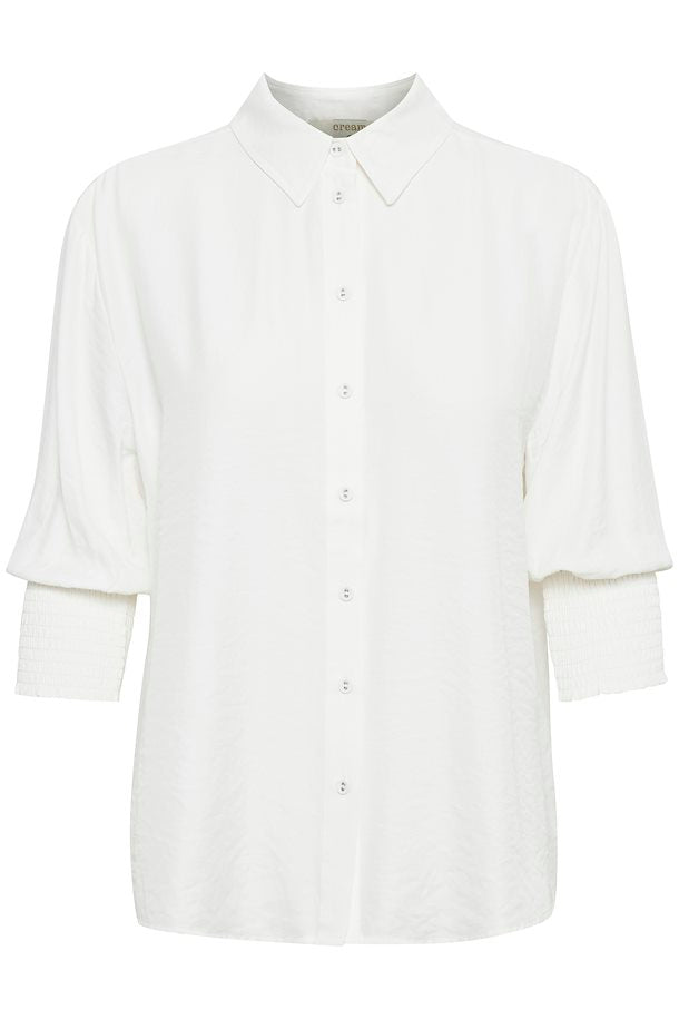 Nola 3/4 Sleeve Shirt - Chalk