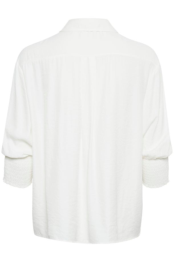 Nola 3/4 Sleeve Shirt - Chalk