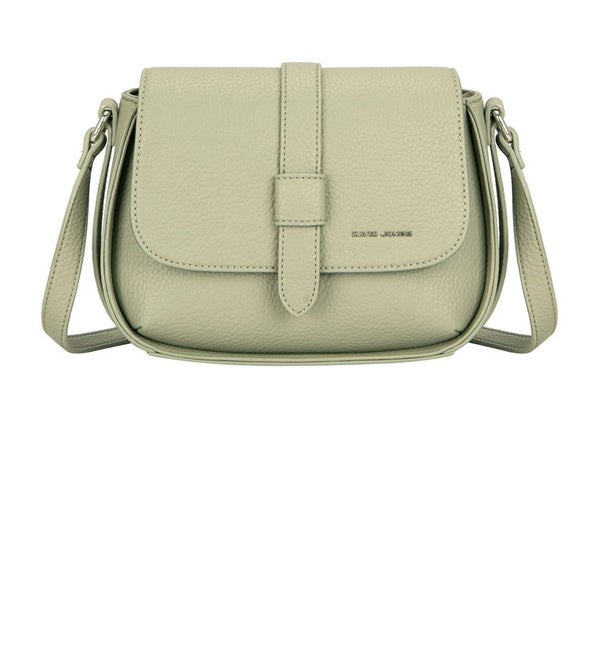 Half Flap Saddle Bag - Greyish Green