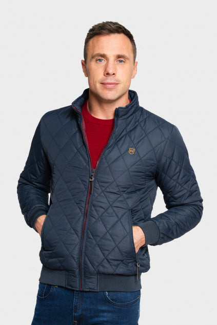 Comerica Quilted Jacket - Deep Ocean