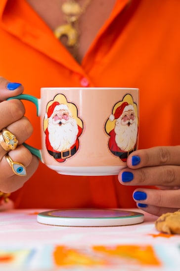 Santa Coaster & Mug Set