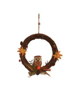 Wreath with Owl