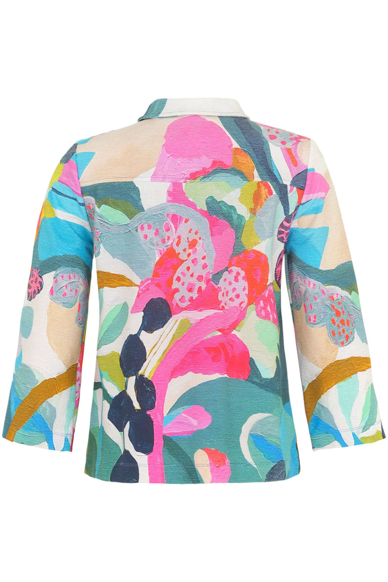 Rumba Vibrant Print Short Jacke - Multi