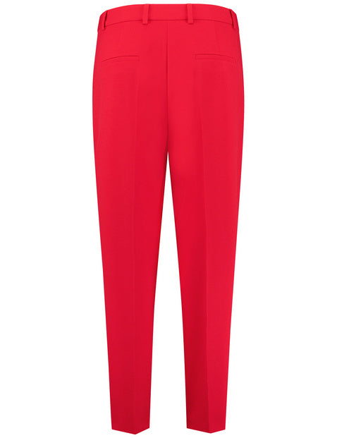 At The Riviera Crop Trouser - Digital Red