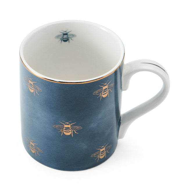 Bees Straight-Sided Porcelain Mug 280ml