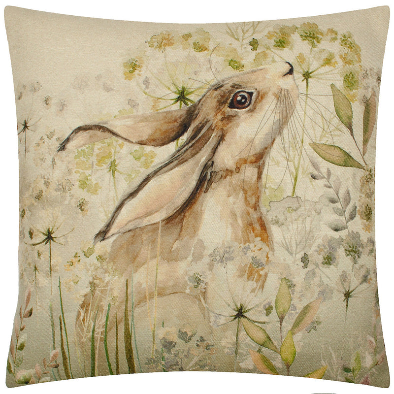 Bramble Hare Printed Cushion