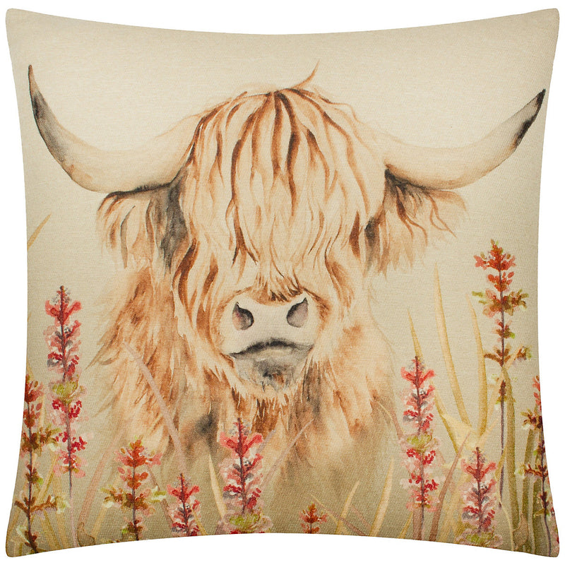 Bramble Highland Cow Cushion