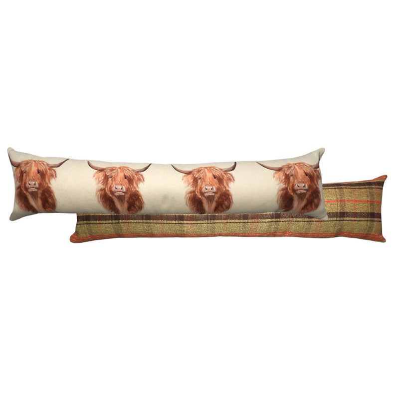 Hunter Highland Cow Draught Excluder