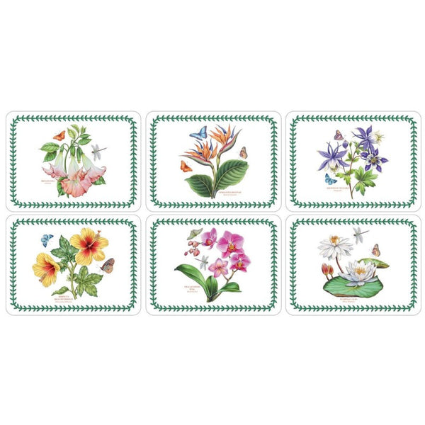 Exotic Botanic Garden Placemats - 6PK