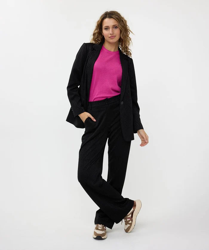 Jacquard Blazer - Black