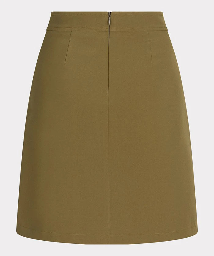 City Overlap Skirt - Moss Green