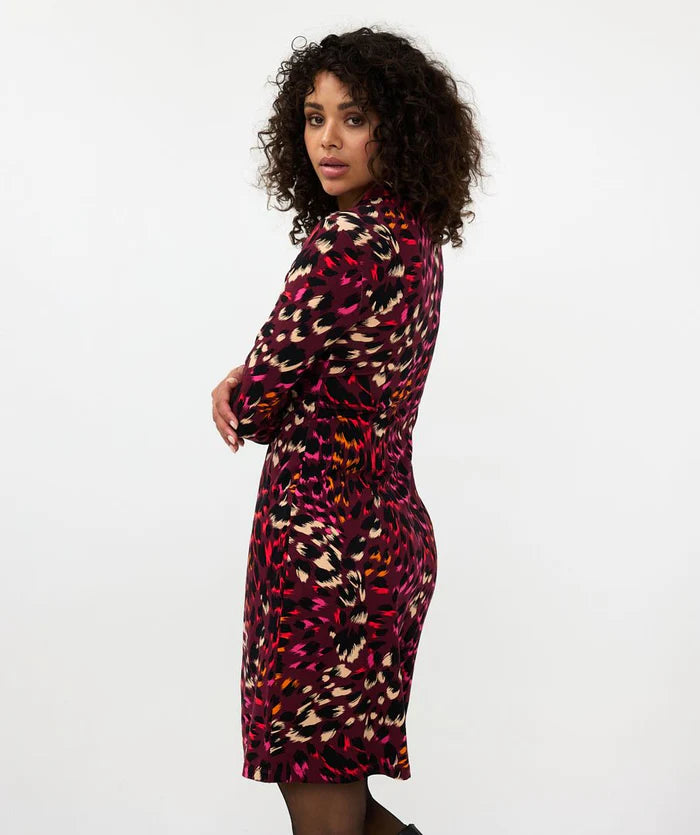 Floral Gem Knot Dress - Print