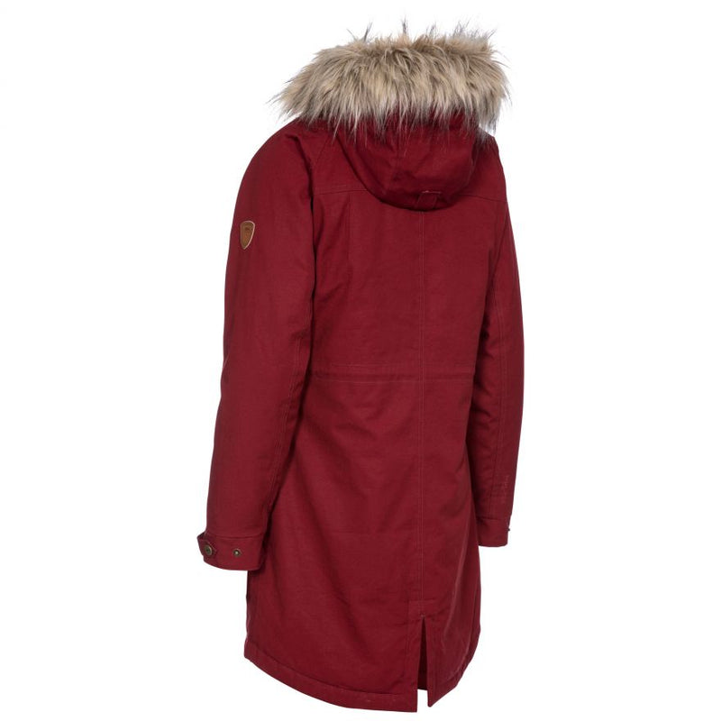 Faithful Fur Collar Jacket - Merlot