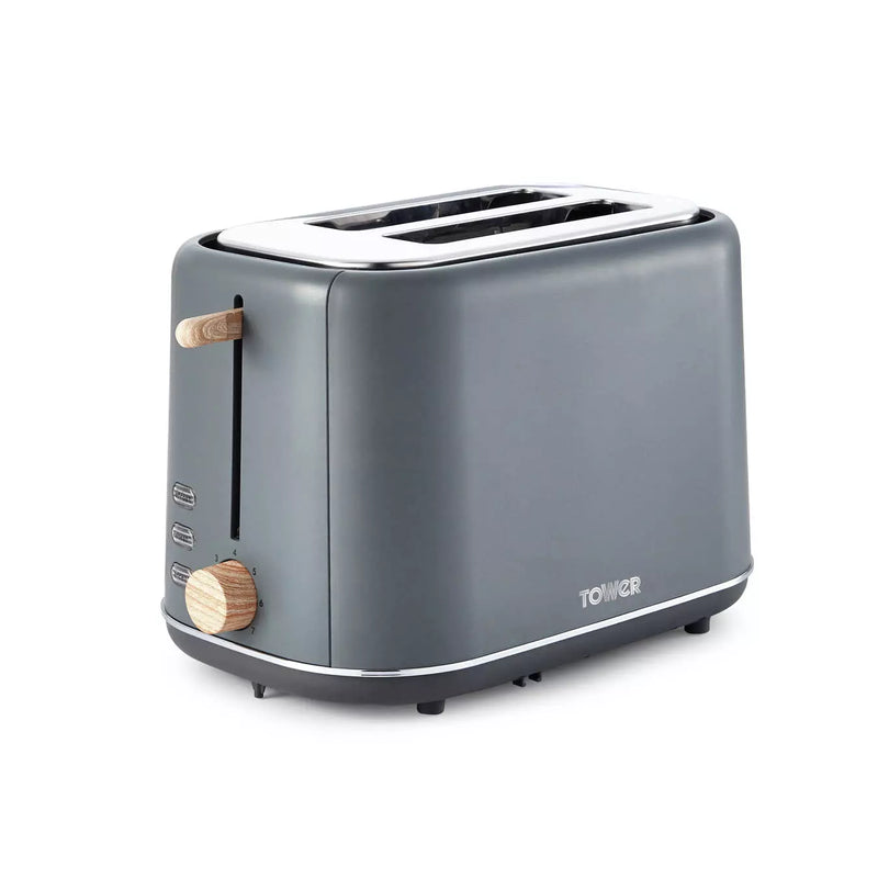 Scandi 2 Slice Toaster - Grey