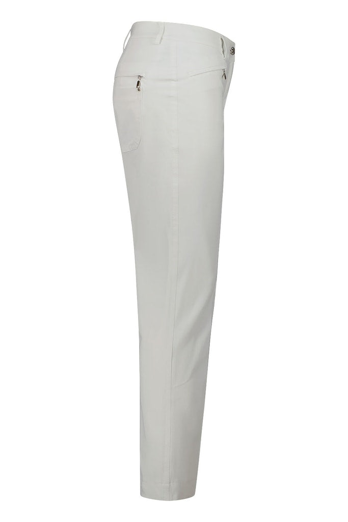 Dina Straight Trouser - White