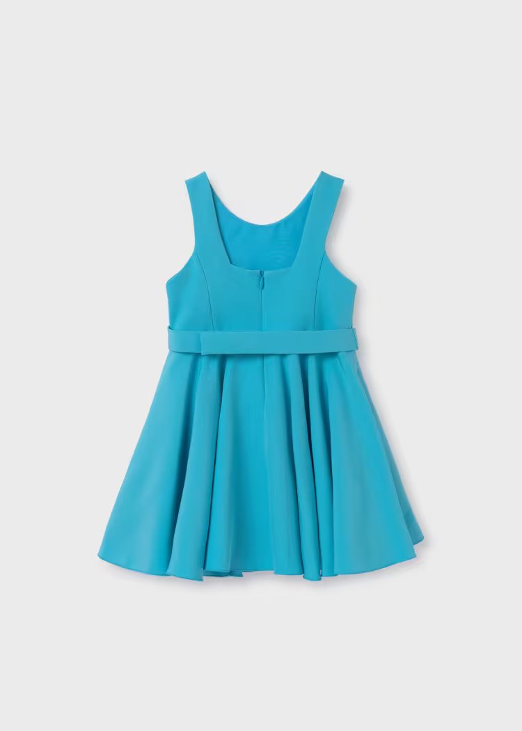 Crepe Dress - Turquoise