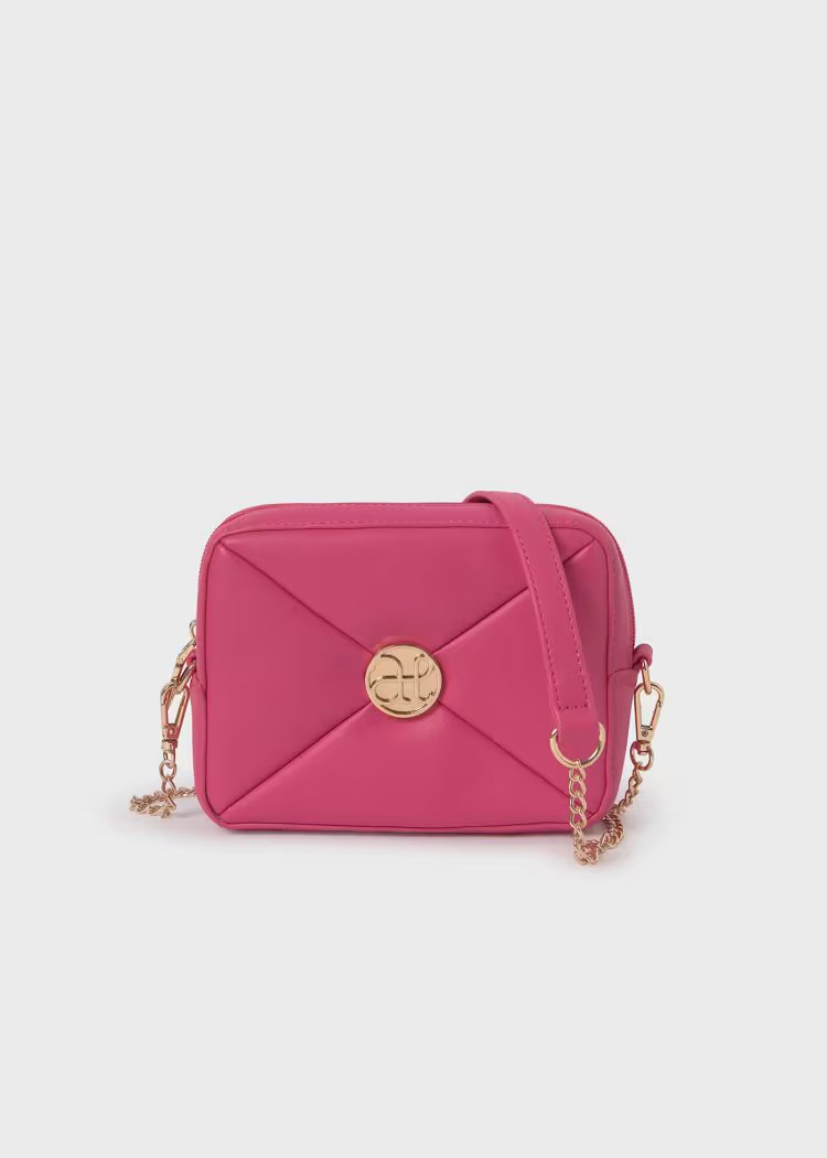 Padded Handbag - Fuchsia