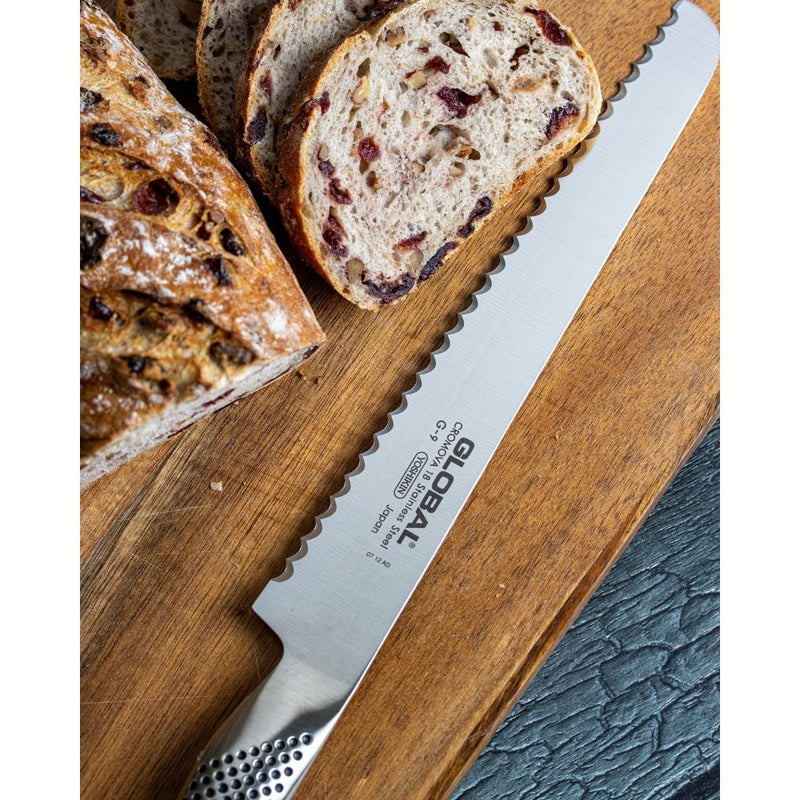 Global G-9 Bread Knife 22cm Blade