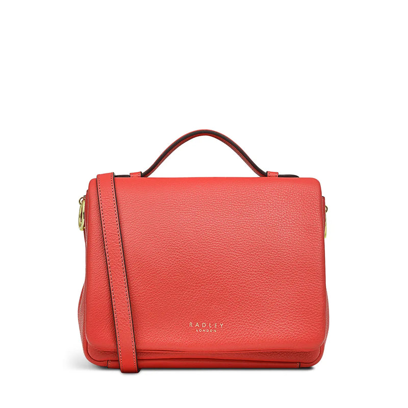 Weston Street Flapover Crossbody - Lava