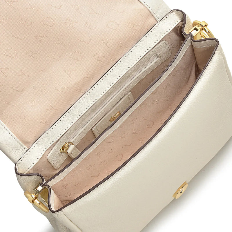 Weston Street Flapover Crossbody - Chalk