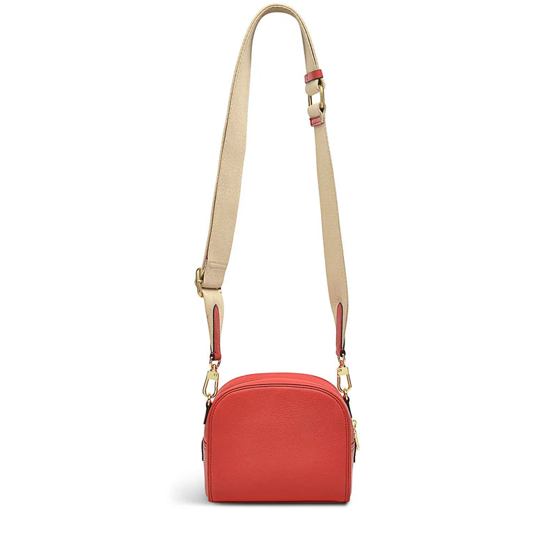 Arden Crescent Zip Crossbody - Lava