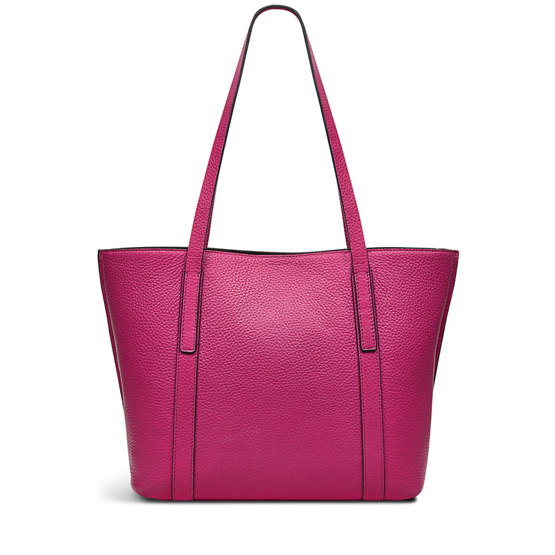 Museum Street Medium Ziptop Tote - Cerise