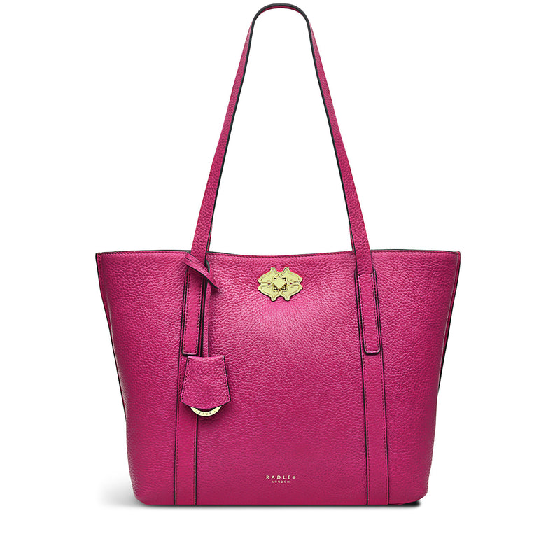 Museum Street Medium Ziptop Tote - Cerise