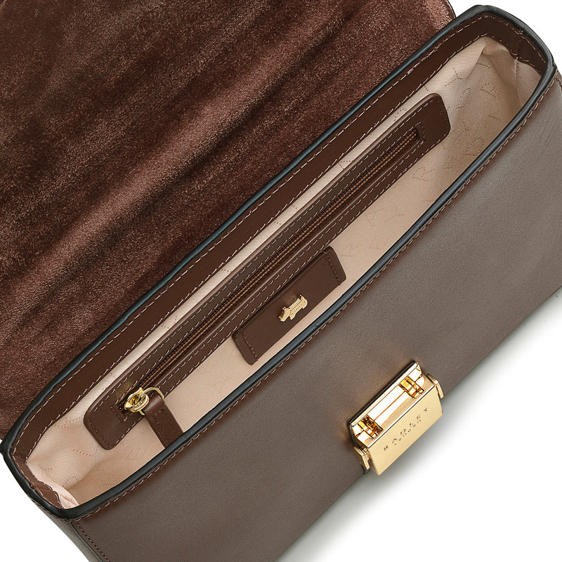 Hanley Close Flapover Shoulder - Walnut