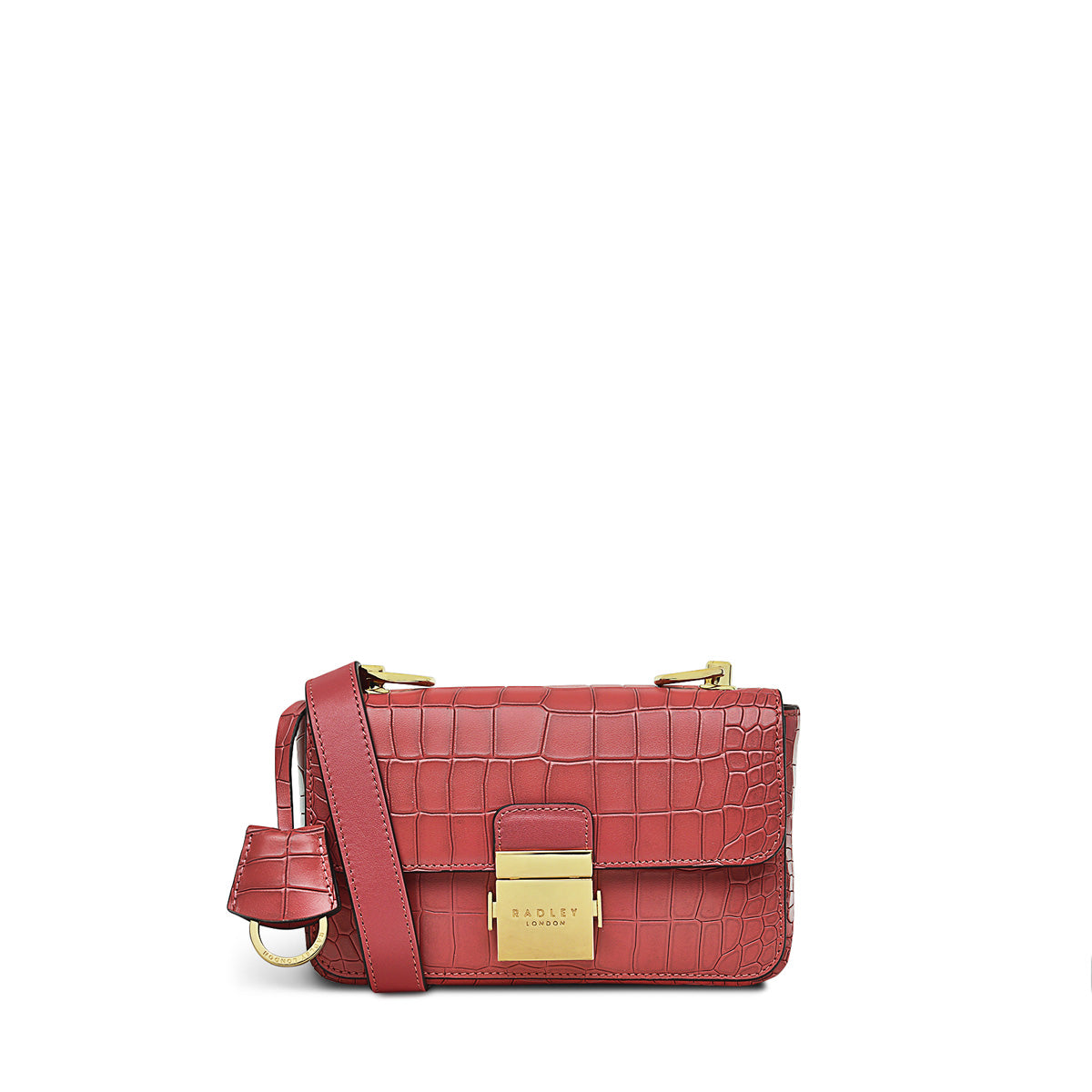 Mini Flapover Crossbody - Red