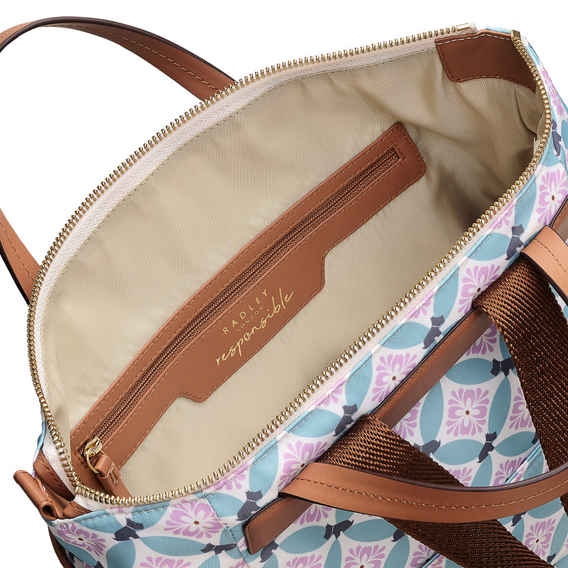 Willow Walk Ziptop Backpack - Chalk