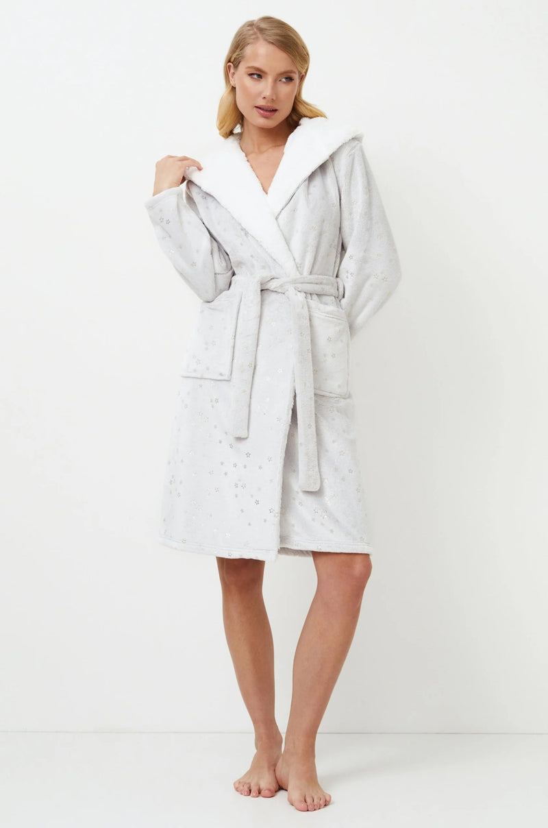 Hazel Bathrobe - Grey