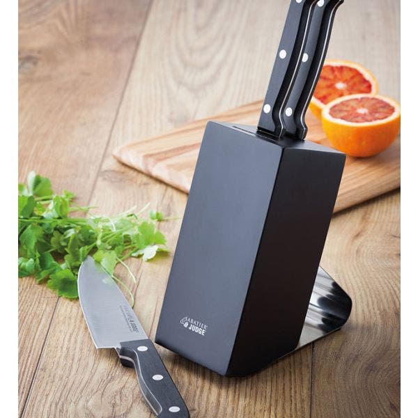 Sabatier IV 3 Piece Knife Block Set - Black