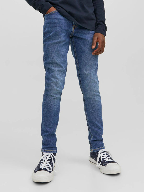 Liam Low Rise Skinny Jean - Blue Denim